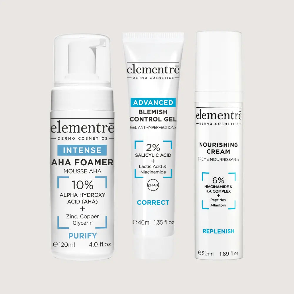 Blemish Control Routine elementrē