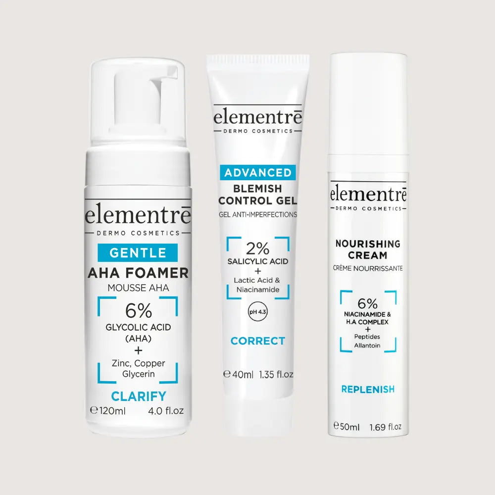 Blemish Control Routine elementrē