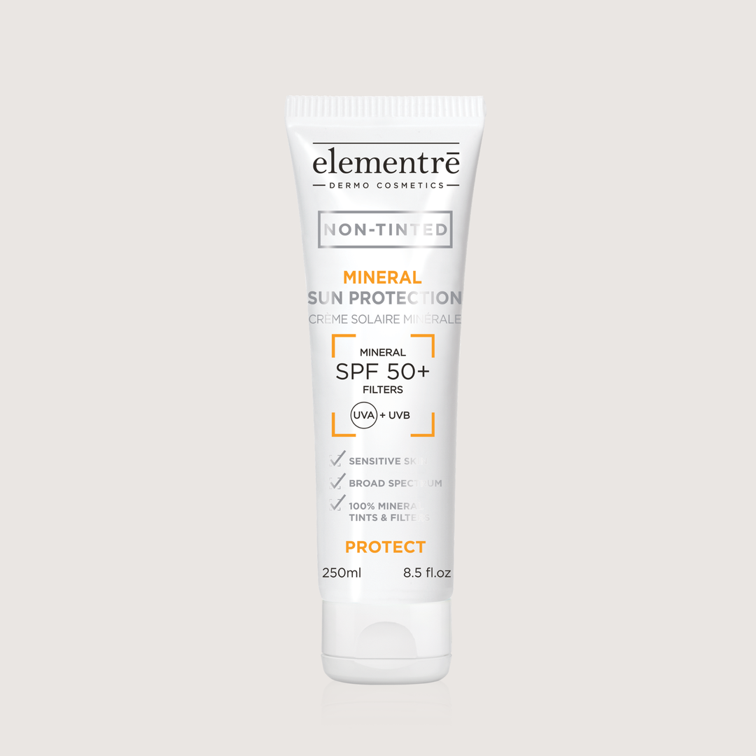 elementrē Mineral Sunscreen SPF50+ 250ml (Non-Tinted) – Family Size