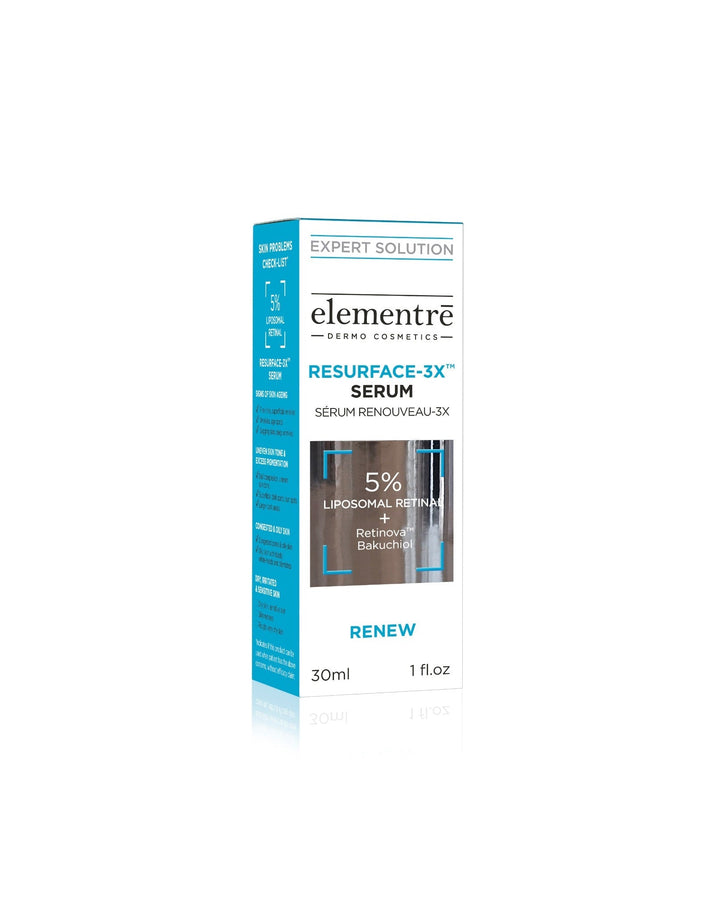 Verpakking van elementrē Resurface-3X Serum