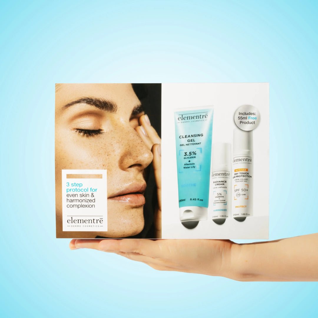 3 Step Protocol for Even Skin & Harmonized Complexion elementrē