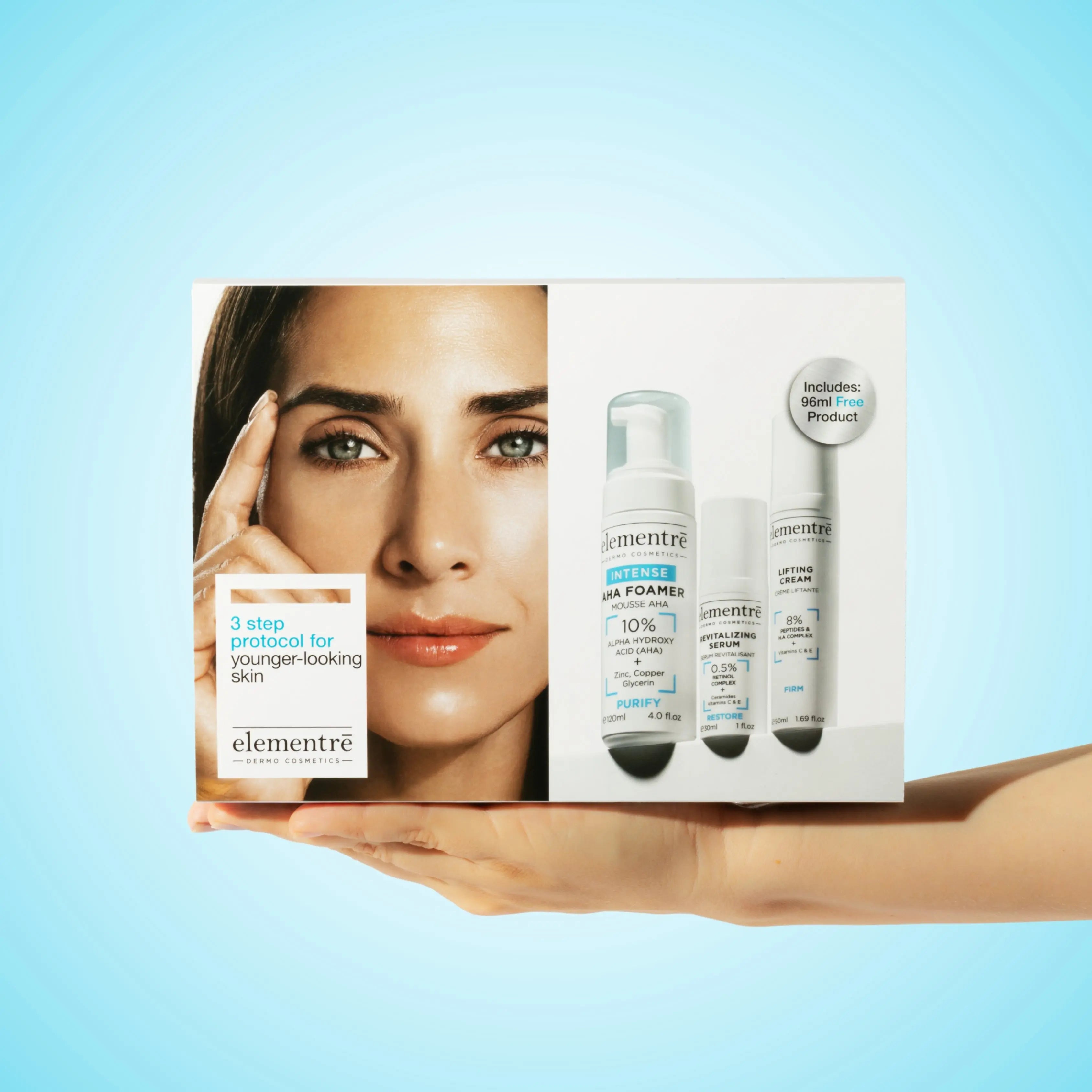 3 Step Protocol for Younger-Looking Skin elementrē