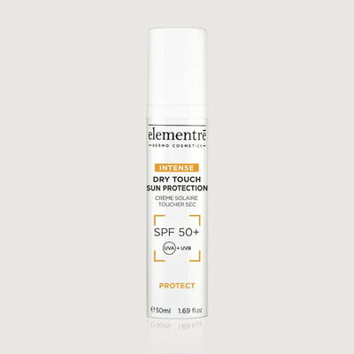 elementrē SPF 50+ Dry Touch Sun Protection zonnebrandcrème voor dagelijkse bescherming bij rosacea
