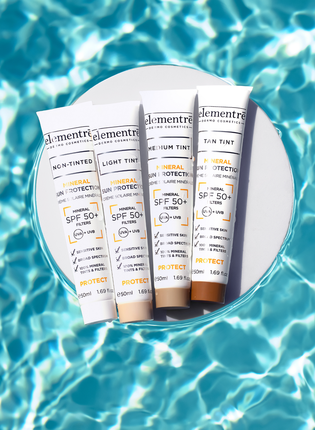 Mineral Sun Protection SPF50+ elementrē