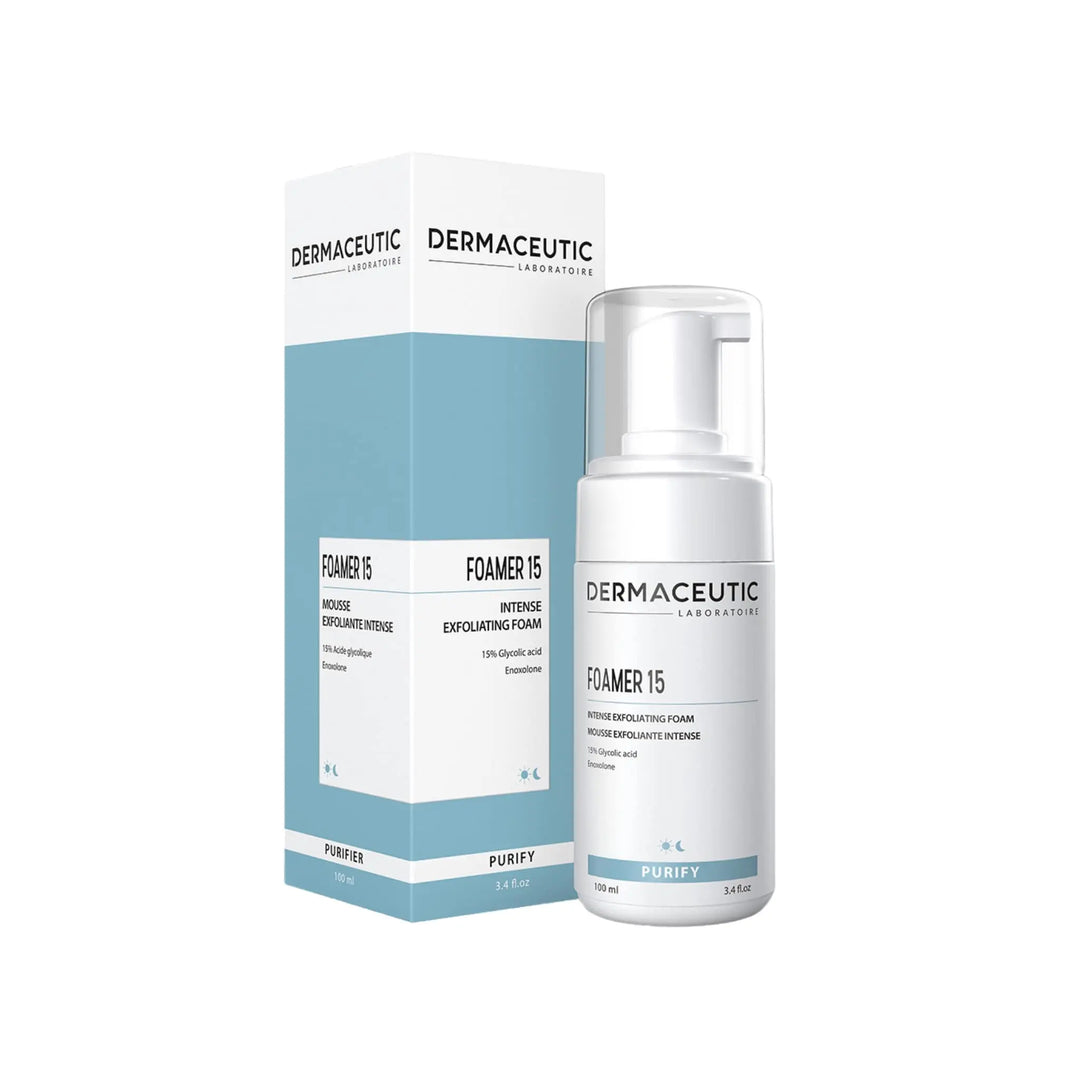Dermaceutic Foamer 15 schuimende cleanser met glycolzuur voor het verwijderen van onzuiverheden